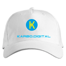 Кепка с логотипом Karbo v2 (белая)
