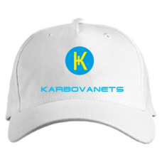 Кепка с логотипом Karbo v3 (белая)