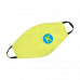 Маска для лица желтая с логотипом