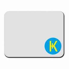 Коврик для мыши с логотипом Karbo белый