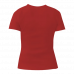 Женская футболка красная с тризубом