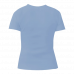 Женская футболка блекло-голубая с тризубом