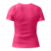 Женская футболка розовая с тризубом