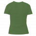 Женская футболка оливковая с тризубом